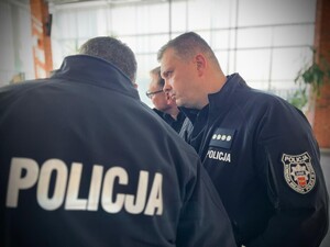 I Zastępca Komendanta Miejskiego Policji w Łodzi nadkomisarz Michał Matysiak.