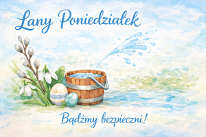 Plakat bądźmy bezpieczni.