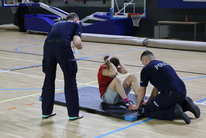 Zawodniczka w trakcie turnieju.