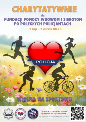 Plakat charytatywny promujący wydarzanie.