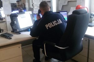 dyżurny zgierskiej policji