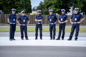 Policjanci Ruchu Drogowego.