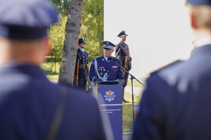 Komendant Wojewódzki Policji w Łodzi nadinspektor Arkadiusz Sylwestrzak przemawia.