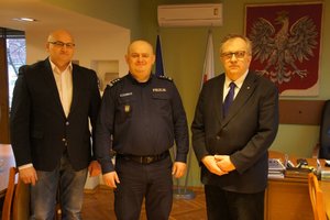 Komendanci z gościem