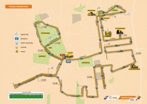 mapa maratonu