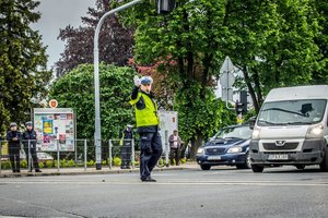 Policjanci podczas konkurencji