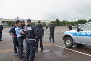 wizyta policjantów ze Słowenii