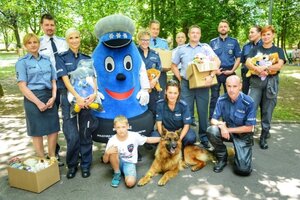 z wizyta u małych superbohaterów