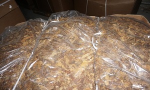 Zabezpieczony tytoń.