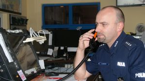 oficer dyżurny KPP w Bełchatowie