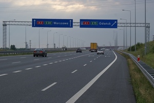 Zdjęcie autostrady - ujęcie ogólne z tyłu