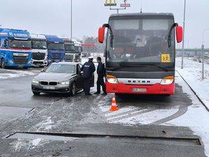 Kontrola autobusu.