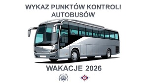 Plakat akcji z autobusem.