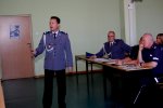 Odprawa koordynacyjna z udziałem Z-cy Komendanta, Naczelnika Wydziału Prewencji KWP w Łodzi oraz komendantów powiatowych i miejskich garnizonu łódzkiego.