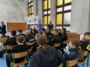 Szkolenie dla uczniów klas mundurowych.