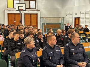 Szkolenie dla uczniów klas mundurowych.