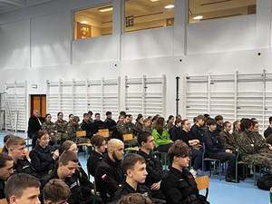 Szkolenie dla uczniów klas mundurowych.