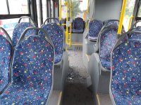 Uszkodzenia autobusu biorącego udział w zdarzeniu