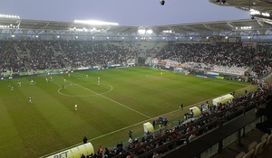 Stadion podczas meczu.