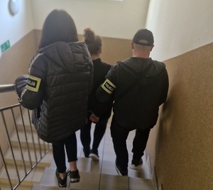 Zatrzymana prowadzona przez łódzkich policjantów.