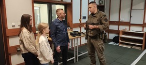 Zajęcia na policyjnej strzelnicy.