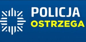 Napis policja ostrzega