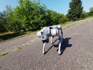 Robot, na którym mogli poćwiczyć nastolatkowie.