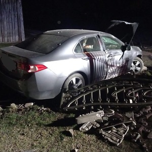 Miejsce zdarzenia drogowego.