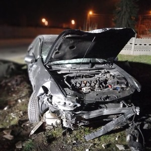 Miejsce zdarzenia drogowego.