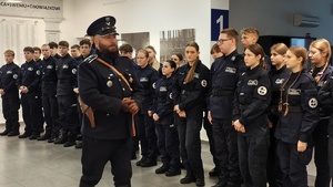 Wizyta klas mundurowych w Komendzie Głównej Policji w Warszawie.