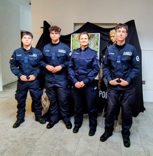 Wizyta klas mundurowych w Komendzie Głównej Policji w Warszawie.