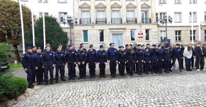 Wizyta klas mundurowych w Komendzie Głównej Policji w Warszawie.