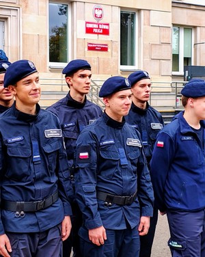Wizyta klas mundurowych w Komendzie Głównej Policji w Warszawie.