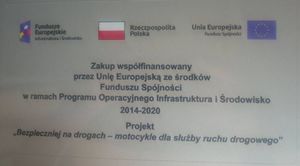 Zdjęcie przedstawiające informację w zakresie środków z których sfinansowano zakup.