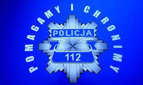 Zdjęcie dekoracyjne przedstawiające gwiazdę Policji i napis Pomagamy i Chronimy.
