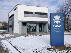 budynek Posterunku Policji w Andrespolu.