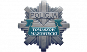 Gwiazda policyjna z logo KPP Tomaszów Maz.