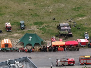Uczestnicy i organizatorzy ćwiczeń