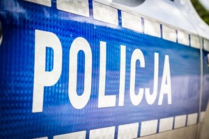 Napis policja.