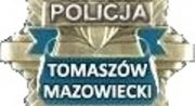 blacha policyjna z napisem KPP Tomaszów