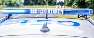 Policyjna belka radiowozu.