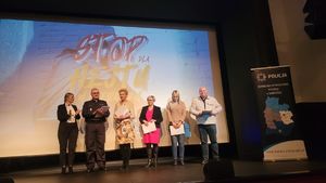 Gala finałowa projektu &quot;Stop dla hejtu w Sieradzu&quot; w Sieradzkim Centrum Kultury.