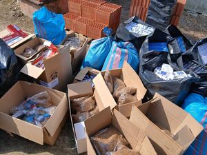 Zabezpieczona kontrabanda.