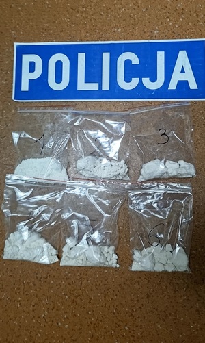 zabezpieczone narkotyki.