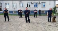 łowiccy policjanci w akcji #GaszynChallenge.