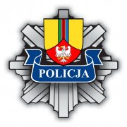 logo łowickiej policji.