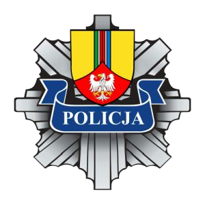 policyjna odznaka łowickiej policji.