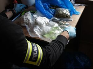 zabezpieczone przez kryminalnych narkotyki.