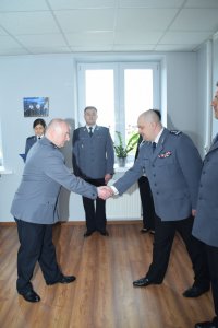 uroczysta zmiana na stanowisku Komendanta