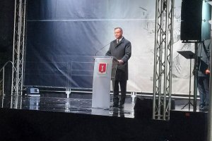 wystąpienie na scenie Prezydenta Rzeczypospolitej Polskiej